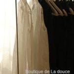 リネン ノースリーブワンピース