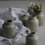 アンティークマスタード瓶　フランス直輸入