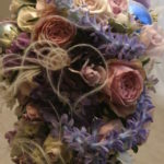 カラーブーケ キャスケードスタイル ¥40,000~